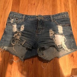 Jean shorts